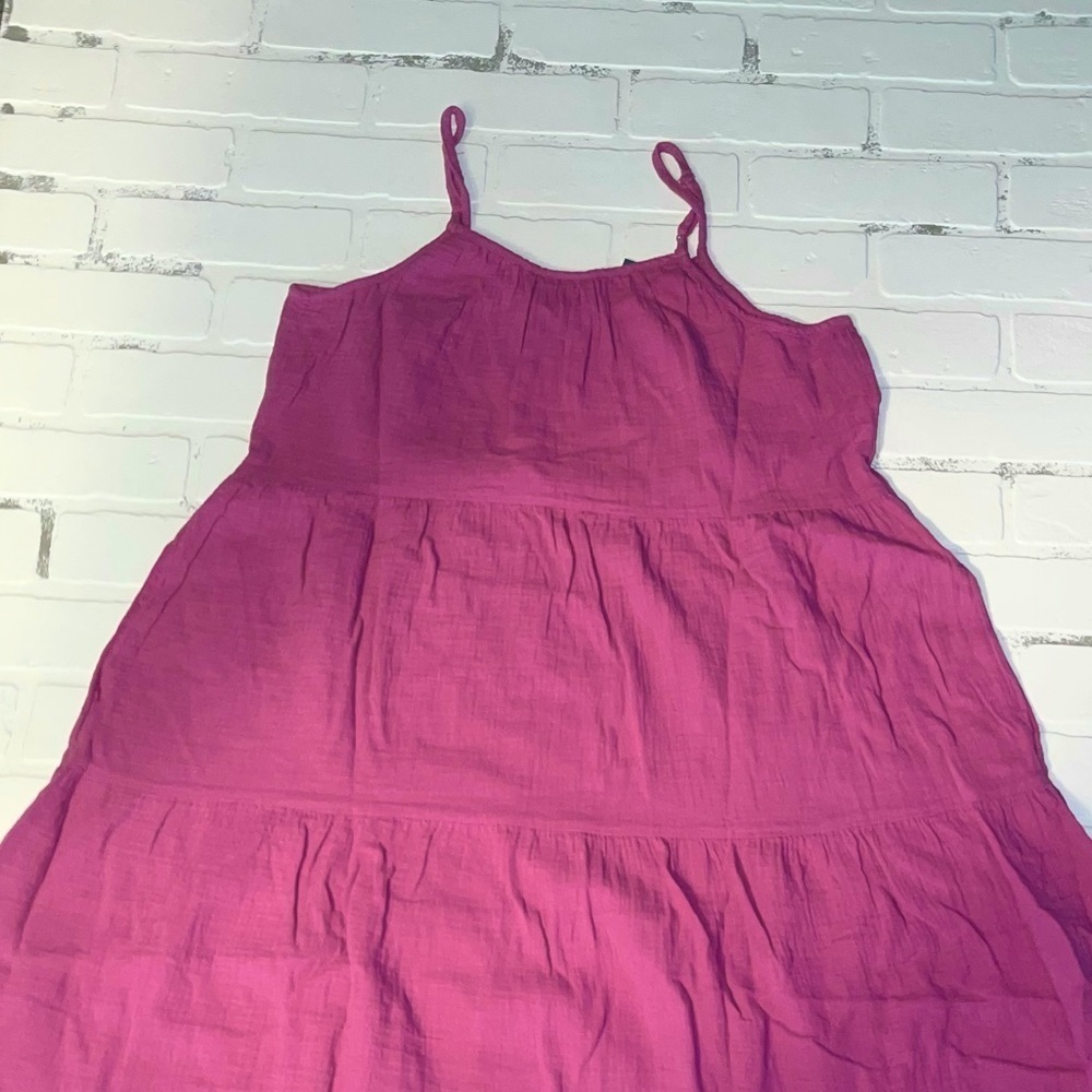 🍩 NWT Universal Thread Pink Tiered Tank Dress Small - Picture 9 of 9
